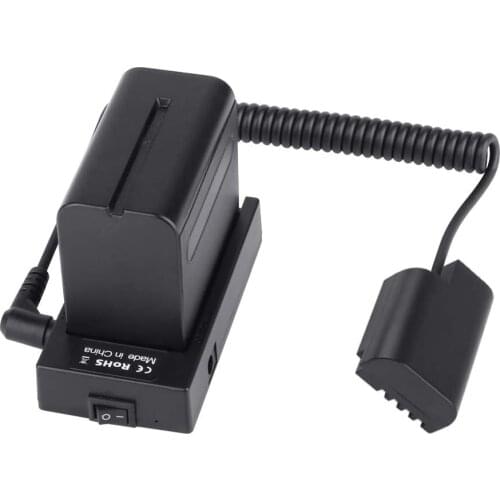 Fomito NP-F970 F750 F550 Battery Adapter Replacement DMW-AC8 AC Power Adapter to BLF19 Dummy Battery for Panasonic Lumix DMC-GH3