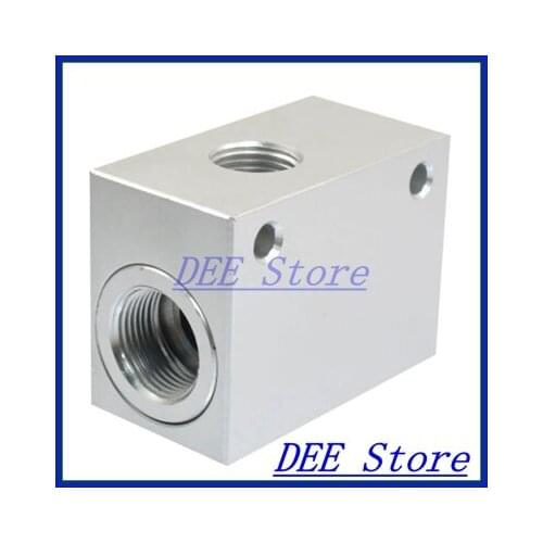 KKP-15 G 1/2" Thread Air Operating One Way Silver Tone Quick Exhaust Valve