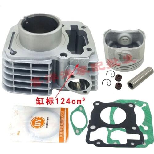 Motorcycle Cylinder Piston Gasket Kit 52.4mm for Honda CBF125 CB125F XR125L GLR125 CG 125 CARGO GLH125 GR125 CGR125 CBF 125cc