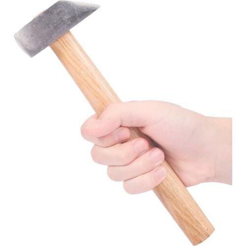 Creative Hammer Mini Wooden Hammer Stainless Steel Jewelry Round Head golds With Multifunctional Manual DIY Hammer For Leather