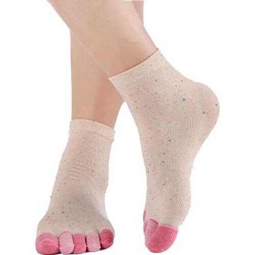 6 Pairs Fashionable Design Special Price Five Toe Socks High Quality Womens Socks Cotton Fashion Style Socks For Women