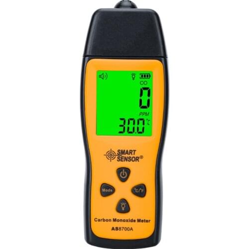 Handheld Carbon Monoxide Meter Portable CO Gas leak Detector Gas Analyzer High Precision detector de gas Monitor tester 1000ppm