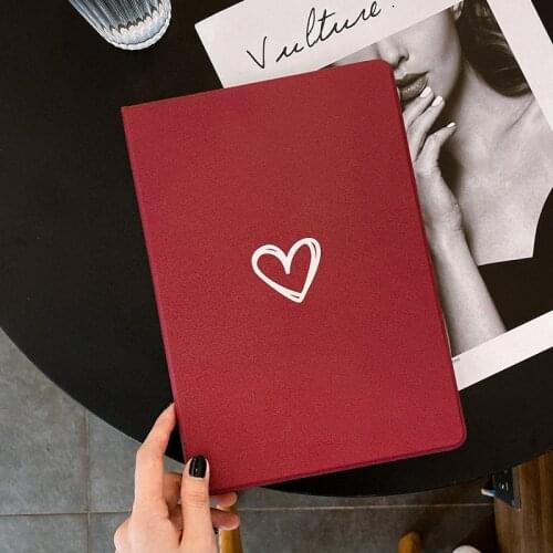 Cute Heart Dinosaur Case for iPad 10.2 8th Case for iPad Air 2 3 9.7 Soft Tablet Cover for iPad Mini 2345 Pro 2020 11 12.9 2019