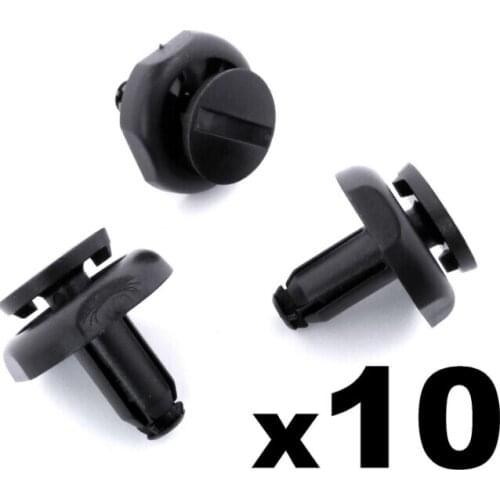 10x 7mm Radiator Cover Clips for Toyota Avensis- Engine Cover Trim Clips