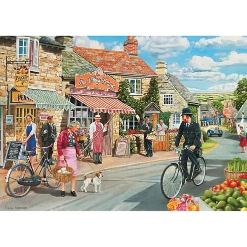 5D DIY Diamond Painting Full Square/Round Drill "Town Landscape" 3D Rhinestone Embroidery Cross Stitch Gift Home Decor