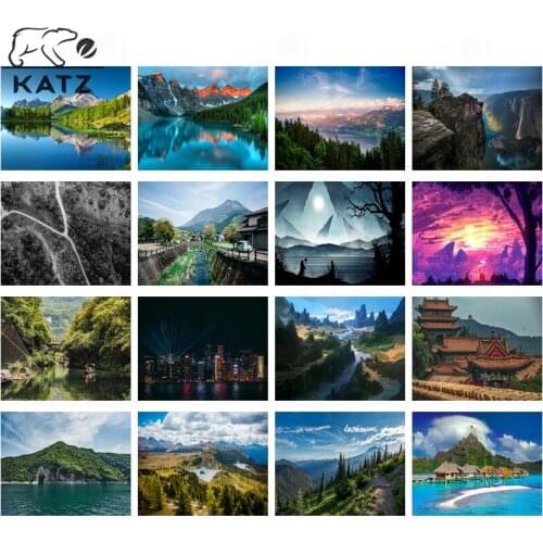 Natural Landscape Diamond Painting Cross Stitch Kits Home Deco Handmade Diy Island Picture Diamond Embroidery Home Decoration