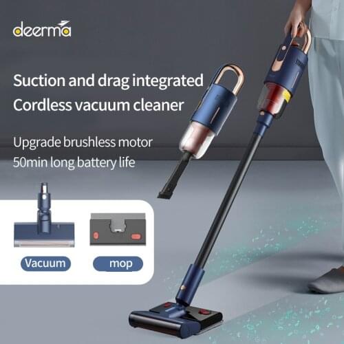 Deerma wireless vacuum cleaner household vertical handheld vacuum cleaner suction and drag integrated car wireles vacuum cleaner