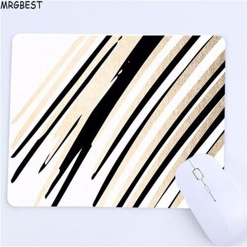 Black and White Creative Line Mouse Pad High-end Quality Mousepad Game Players Mat To Gaming Art Mouse Pad Rubber Desk Pads