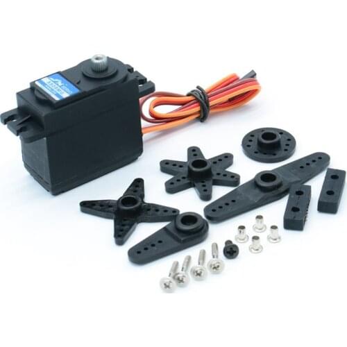 JX PS-5509MG Metal Gear 120° 55g/9kg 50Hz Steering Gear Large Torque Servo For RC Helicopter Drone Robot Tank Car Parts