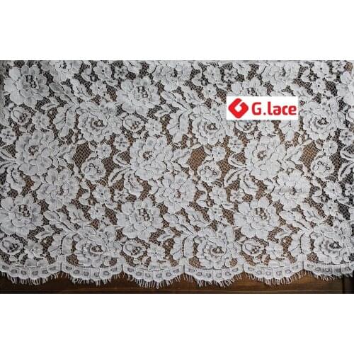 3Meters Wide1.5M Car bone eyelash lace accessories fabric Handmade diy clothing material wedding dress decoration TX367