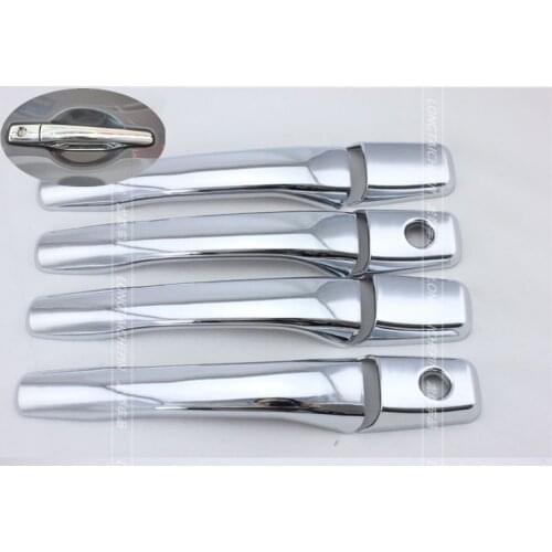 New ABS Chrome Door Handle Cover For Mitsubishi Outlander 2003-2004 2005 2006 Grandis 2003-2008 Free Drop Shipping
