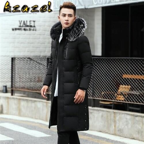 Azazel Mens Down Jacket 2020 New Top Winter Men Clothing Thick Coat Male Hooded Parkas 5XL 6XL Clothes Hommes Veste LXR592