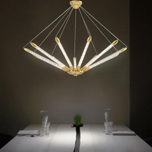 Postmodern Chandelier Creative Personality Designer Geometric Lamps Nordic LED Art Living Room Dining Room Bedroom Chandelier