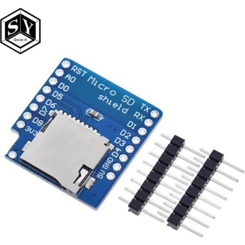 GREAT IT Micro SD Shield for WeMos D1 mini TF card module