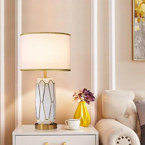 Modern Ceramic Table Lamp Beside Lamp For Living Room Sofa Coffee Table Lamp Study Warm Creative Household Large Table Lamp