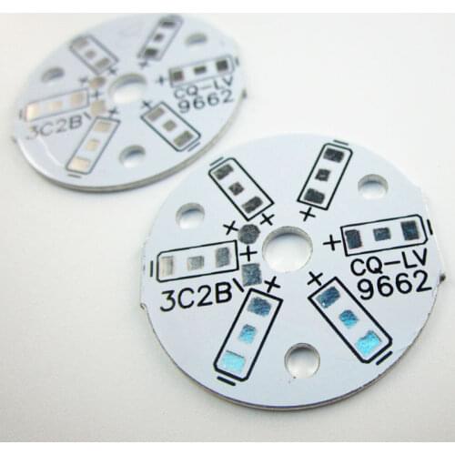 3W 32mm smd 5630 smd5730 Aluminum Base plate, 5730 heatsink led lamp pcb Without LEDs for LED bulbs diy