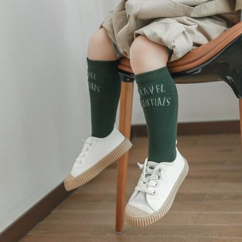 1 Pair Baby Socks Over-knee Socks Long Tube Socks Combed Cotton Childrens Middle Tube Socks Newborn Heelless Socks Leggings