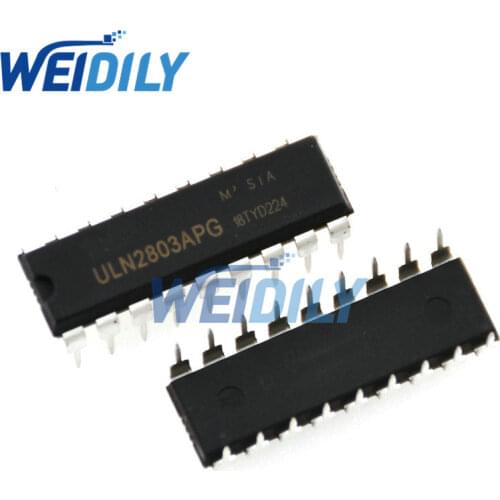 10pcs ULN2803APG ULN2803 ULN2803A ULN2803AP DIP-18 ULN2803AN 2803 Darlington Transistors new original
