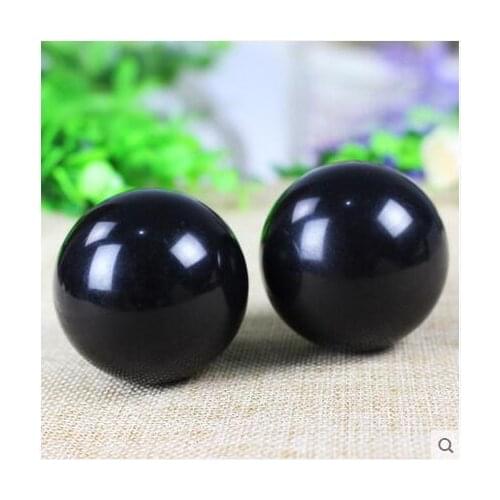 2pcs/lot Natural Jade Stone Massage Hand Ball Rolling Exercise Meditation Stress Relief Fitness Health Healing Reiki Balls