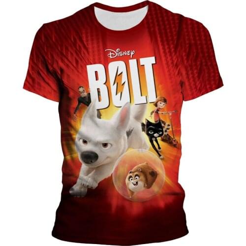 2021 Summer Cartoon Bolt 3D Print T shirt Men Women Children T-shirt Fashion Streetwear Boy Girl Kids Short Sleeve Cool Tops Tee