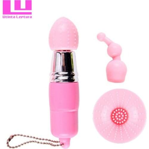 Utinta Leptura 3 in 1 mini Vibrator,Vibration Clitoris Stimulate Nipple Massage Flirt Stick,Sex toys for Woman,Adult Sex product