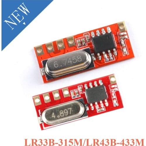 315MHz 433MHz Superheterodyne RF Module LR43B LR33B Wireless Remote Control Receiver Module DIY LR43B-433MHZ LR33B-315MHZ ASK