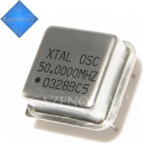 5pcs/lot 50MHZ line 50.000MHZ 50M active crystal oscillator square half-size In Stock