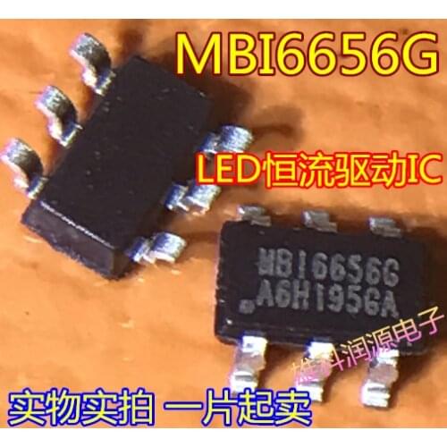 5pieces MBI6656G SOT23-6