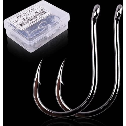 50/20pc / Box High Carbon Steel Fishing hooks 18 Size Barbed Jig Hook Carp Fishing Jig Hook Head for Fly fishing Accessories