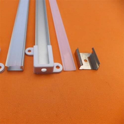 Free Shipping 2m/pcs 50pcs/lot LED aluminum profile slim channel set for strip Bar Light jewelry counter with best price