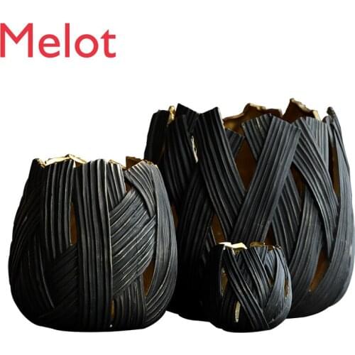 Nordic Style Cast Iron High-End Decoration Luxury and Tasteful Jewelry Jar Living Room Furnishings Handmade Lucky Crafts