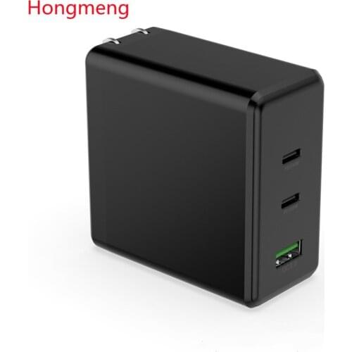 Hongmeng Gan100w PD fast charging 2c1a high power charger mobile phone computer For Xiaomi iPhone tablet PC