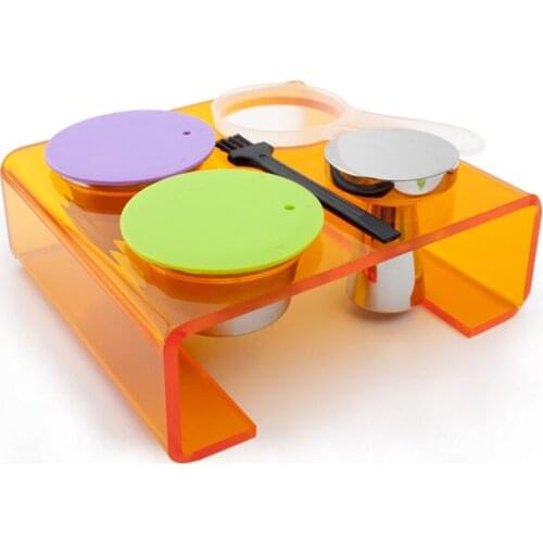 Coffee Filter Dripper Stainless Steel Reusable Refillable Coffee Capsule Cup Fit for Dolce Gusto Coffee Maker Coffee Capsule