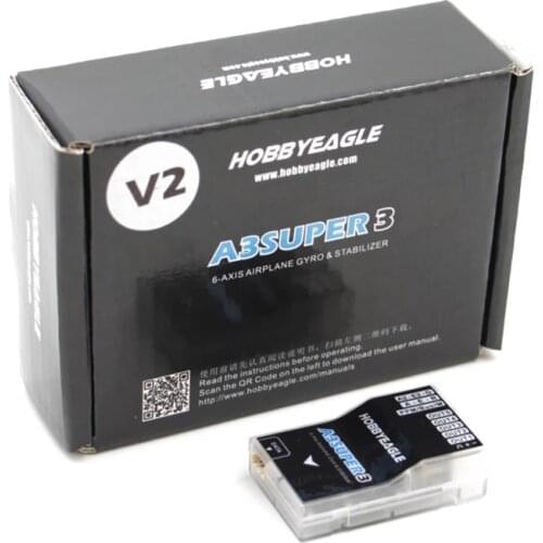 Hobbyeagle A3 Super 3 A3S3 Flight Controller S3/S3FS 6-axis Airplane Gyro & Stabilizer Full Set Programming Card for RC Airplane