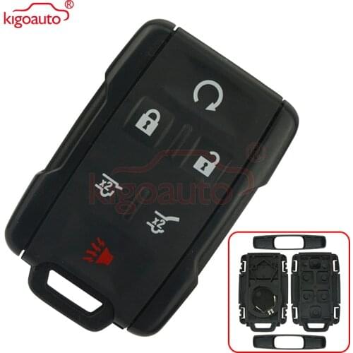 Kigoauto 2015 2016 2017 Smart Key Shell for Cadillac Escalade Chevrolet Silverado Suburban Tahoe GMC Yukon 13577766 M3N-32337100