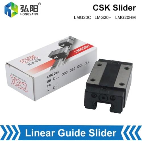 CSK Slider Linear Slider Guide Rail Sliding Table LMG20H LMG25H LMG20C LMG25C LMG15H LMG15C LMG30H LMG30C Square Rail Slider