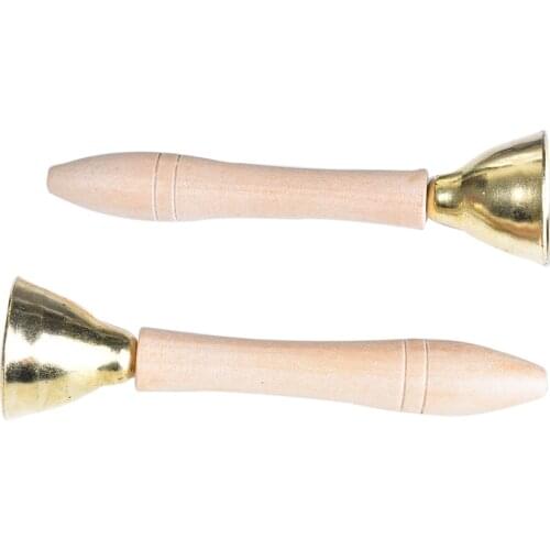 2Pcs New Musical Instruments Toys Kids Percussion Educational Toy Baby Tinkle Bell Toy