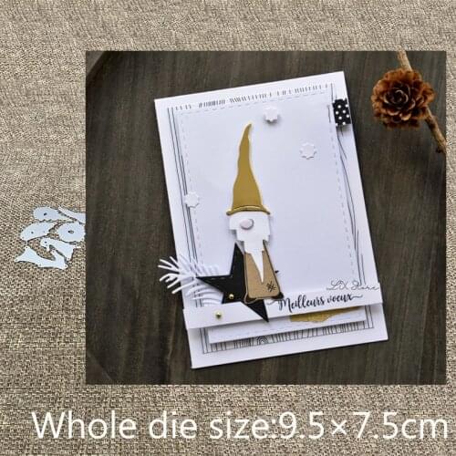 New Design Craft Metal Cutting Dies lovely gnome decoration scrapbook die cuts Album Paper Card Craft Embossing die cuts