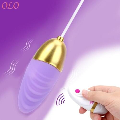 OLO 12 Speed Female Masturbation Clitoris Stimulate Vibrating Egg Sex Toys for Women Vagin Massage Bullet Vibrator