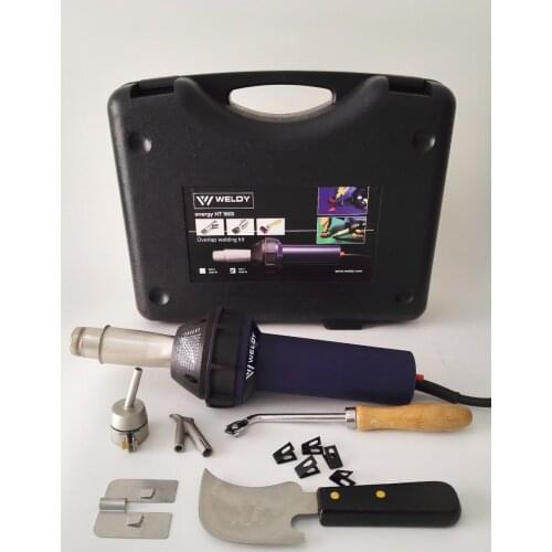 Weldy Professional 1600W Hot Blast Torch Overlap Air Welding Gun Welder Pistol Tool Hot Air Gun PVC flooring welding tool kit