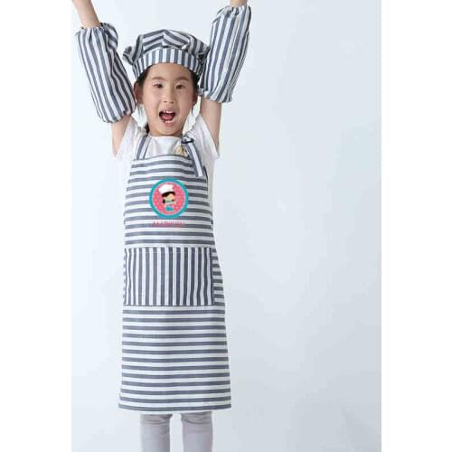 Simple childrens performance program baby painting apron kids anti-fouling baking kindergarten activity waist aprons aprons