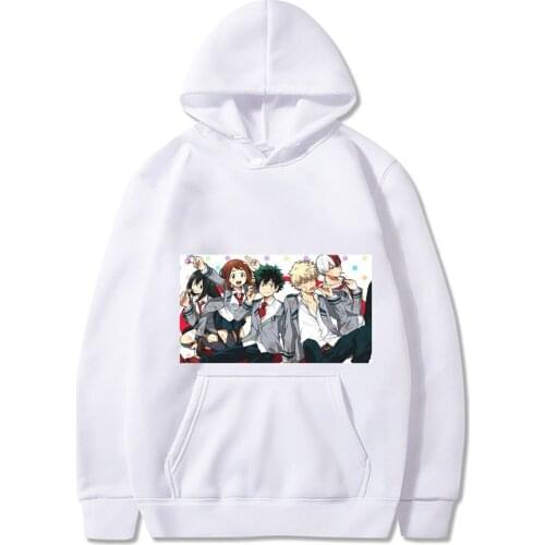 Harajuku My Hero Academia Friends Hoodie Boys Girls Unisex Tops sweatshirt