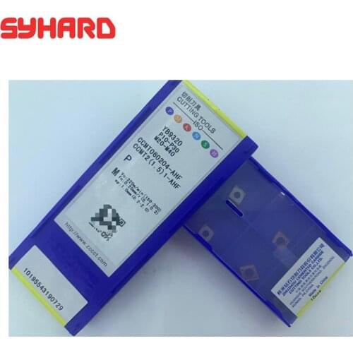 10pcs/lot YB9320 YB6315 CCMT060204-AHF CNC Tungsten Carbide Insert