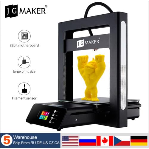 JGMAKER 3D Printer A5 Updated A5S Full Metal Diy Kit Extreme High Accuracy Large Print Size 305x305x320mm Impressora 3d JGAURORA