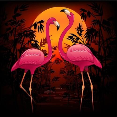 Flamingo Diamond Painting 5d Diy Diamond Painting Diamond Embroidery Diamond Painting Full Square Home Decor