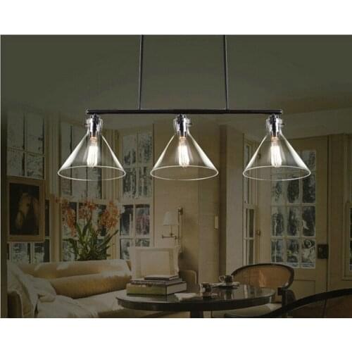 American Countryside 3 Head Retro Style Chandelier Crystal Glass Lamp Bar Decoration Light Living Room Light Free Shipping