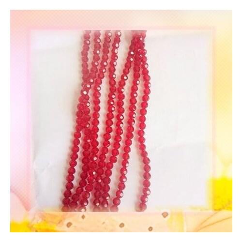 Porcelain Siam Colour 3mm Crystal Loose Round Natural Stone Beads 32 faceted Crystal Fashion Bracelet DIY Jewelry Making