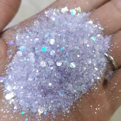 50g Mermaid Glitter For DIY/Eyes/Body/Manicure/Lips 12 Colors Sequins Paillettes For Craft Nail Holographic Glitter Powder(Bulk)