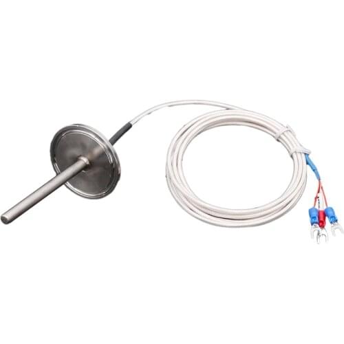 RTD Pt100 Temperature Sensor 1.5"TC(50.5mm OD) by 3"(73.5mm) length With Detachable Connector Electric Homebrew RIMS Tube Parts