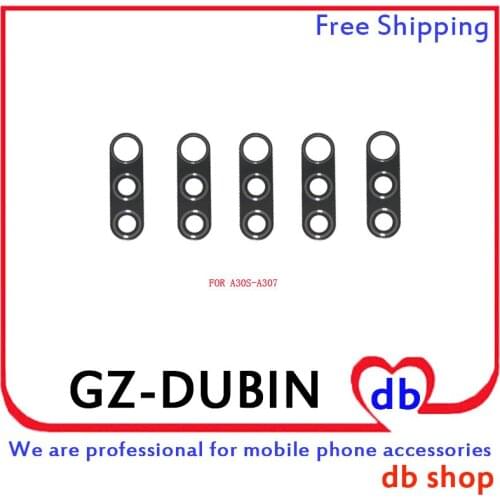 For Samsung Galaxy A30s SM-A307F A307 A307FN Rear Back Camera Lens Glass Plastic Cover+3M Sticker Glue Tape